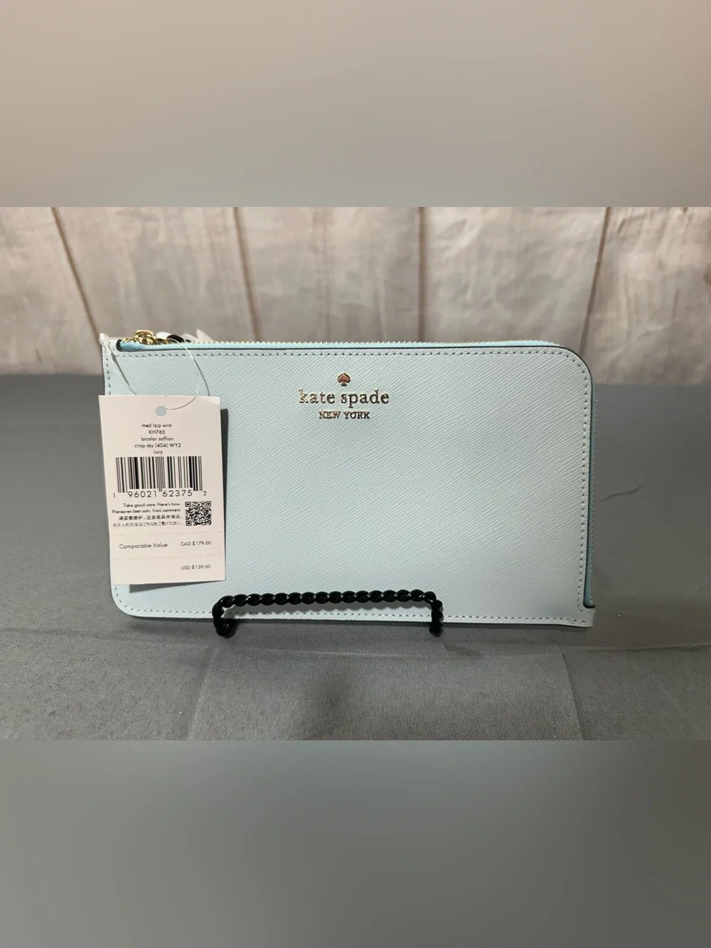Kate Spade Lucy Bicolor Medium L Zip Wristlest